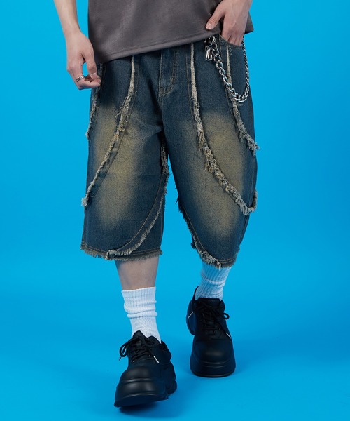 improves(インプローブス)の「バイアス&トライバル 5ポケット ショーツ(その他パンツ・メンズ・ブラック/ネイビー系/ネイビー/ブラック系・MEDIUM/LARGE)」の13枚目の写真