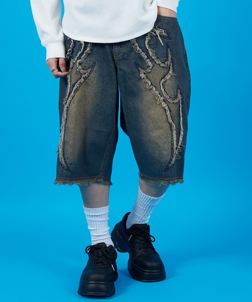 improves(インプローブス)の「バイアス&トライバル 5ポケット ショーツ(その他パンツ・メンズ・ブラック/ネイビー系/ネイビー/ブラック系・MEDIUM/LARGE)」の17枚目の写真