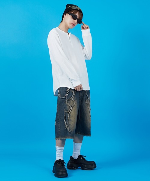 improves(インプローブス)の「バイアス&トライバル 5ポケット ショーツ(その他パンツ・メンズ・ブラック/ネイビー系/ネイビー/ブラック系・MEDIUM/LARGE)」の20枚目の写真