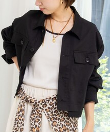 Rie Miller | ウォッシャブルワークジャケット(ブルゾン)