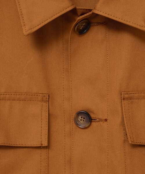 Rie Miller（リエミラー）の「ウォッシャブルワークジャケット（ブルゾン・レディース・ブラック/キャメル・38）」の14枚目の写真