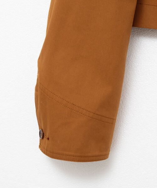 Rie Miller（リエミラー）の「ウォッシャブルワークジャケット（ブルゾン・レディース・ブラック/キャメル・38）」の16枚目の写真