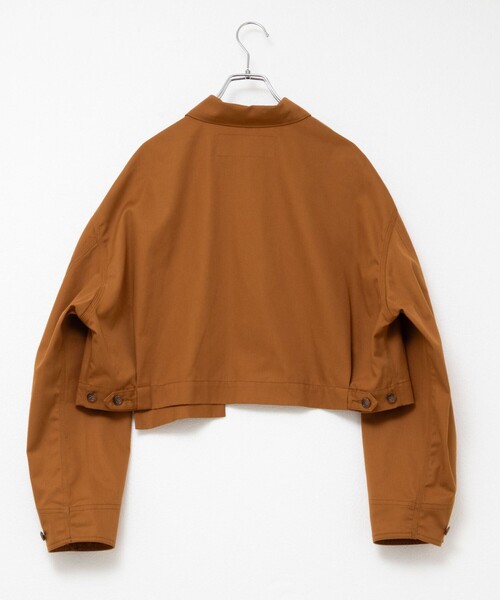 Rie Miller（リエミラー）の「ウォッシャブルワークジャケット（ブルゾン・レディース・ブラック/キャメル・38）」の17枚目の写真