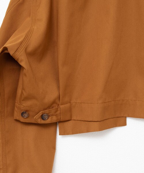Rie Miller（リエミラー）の「ウォッシャブルワークジャケット（ブルゾン・レディース・ブラック/キャメル・38）」の19枚目の写真