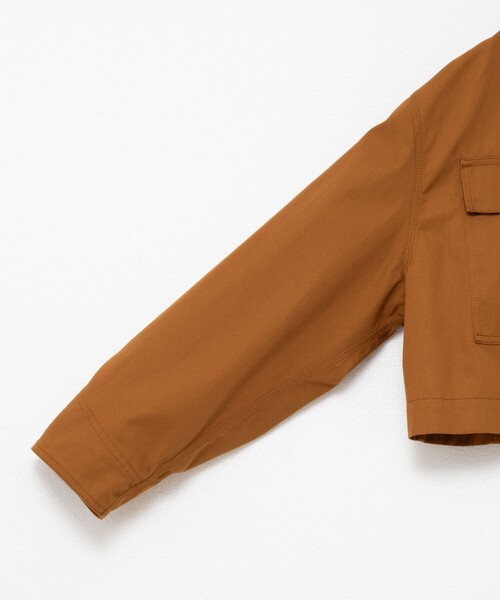 Rie Miller（リエミラー）の「ウォッシャブルワークジャケット（ブルゾン・レディース・ブラック/キャメル・38）」の20枚目の写真