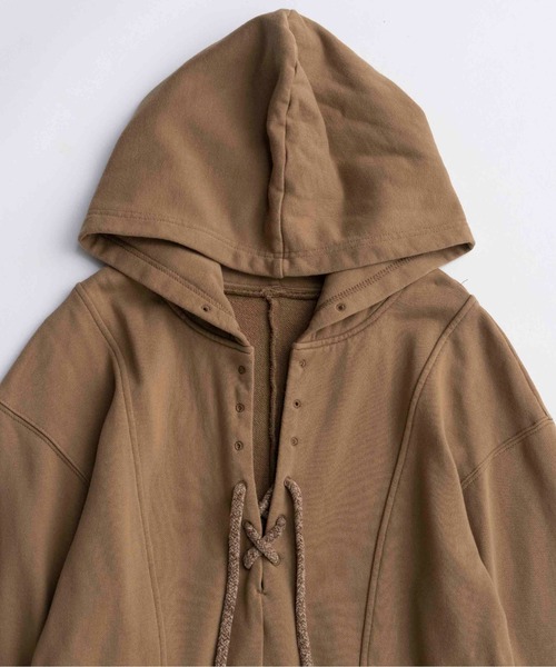 25AW PRE-ORDER】Lace Up Sweat Hood All-in-one/レースアップ