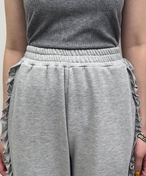 CIAOPANIC(チャオパニック)の「サイドフリルダメージスウェットパンツ(その他パンツ・レディース・ライトグレー/チャコールグレー/ネイビー/グレー・1/0)」の17枚目の写真