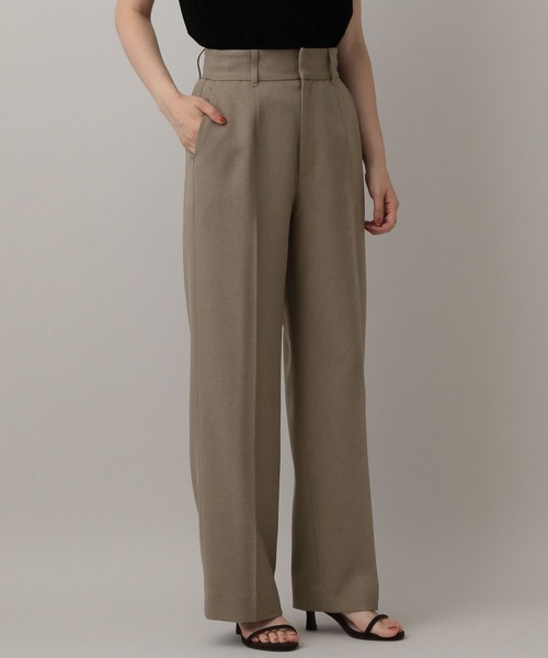 A part by（アパートバイ）の「【セットアップ対応】Ｗライクストレートパンツ（スラックス・レディース・ブラウン系その他/ネイビー/グレー系その他4・MEDIUM/SMALL）」の12枚目の写真