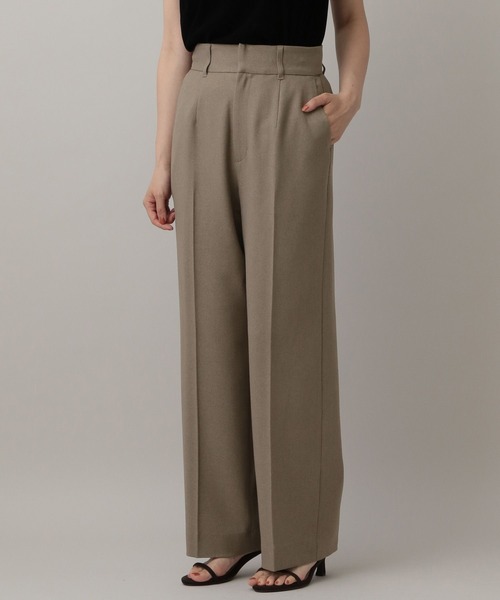 A part by（アパートバイ）の「【セットアップ対応】Ｗライクストレートパンツ（スラックス・レディース・ブラウン系その他/ネイビー/グレー系その他4・MEDIUM/SMALL）」の15枚目の写真