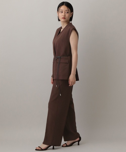 セール】【セットアップ対応】Wライクストレートパンツ（スラックス