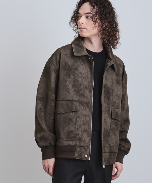 セール】A－2シンセティックレザーブルゾン（ブルゾン）｜tk.TAKEO