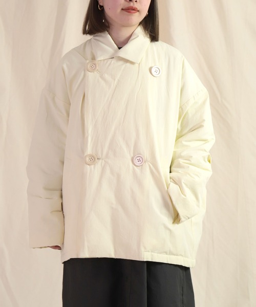 Brocante / ブロカント NCポプリン(中綿キルト) ニュアージュコート セール】[Brocante / ブロカント] NCポプリン(中綿キルト) ニュ