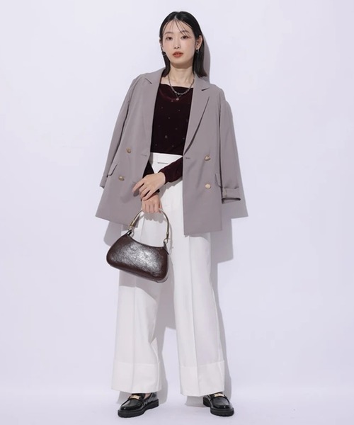 Mystrada 2024年 ダブルボタンライトジャケット S グレー Mystrada 2024年 ダブルボタンライトジャケット S グレー - メルカリ