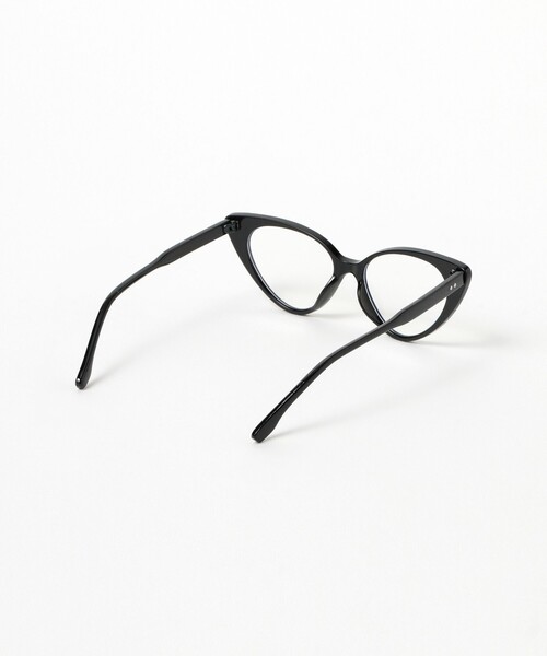 BEAMS BOY（ビームスボーイ）の「キャッツアイ クリア レンズ（メガネ・レディース・ブラウン/ブラック・ONE SIZE）」の5枚目の写真