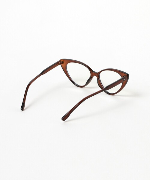 BEAMS BOY（ビームスボーイ）の「キャッツアイ クリア レンズ（メガネ・レディース・ブラウン/ブラック・ONE SIZE）」の9枚目の写真