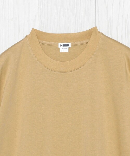H BEAUTY&YOUTH UNITED ARROWS(エイチビューティーアンドユースユナイテッドアローズ)の「<H>ダルシャイニー クルーネック ショートスリーブ(Tシャツ/カットソー・メンズ・ブラック/ダークグレー/クリーム/ホワイト・L/M/S)」の15枚目の写真