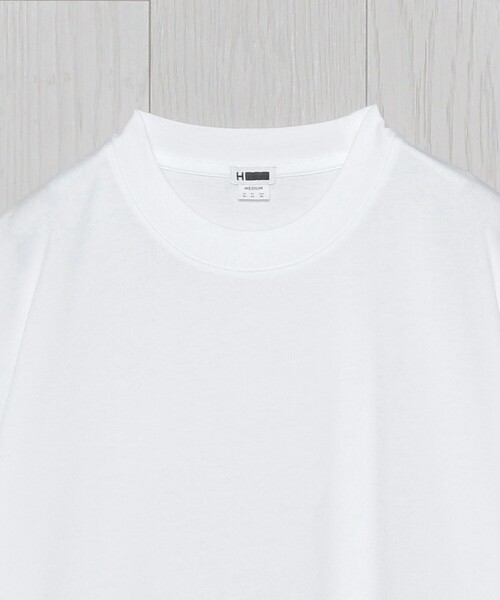 H BEAUTY&YOUTH UNITED ARROWS(エイチビューティーアンドユースユナイテッドアローズ)の「<H>ダルシャイニー クルーネック ショートスリーブ(Tシャツ/カットソー・メンズ・ブラック/ダークグレー/クリーム/ホワイト・L/M/S)」の19枚目の写真