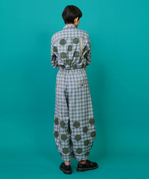 FRAPBOIS(フラボア)の「チェックオンドット パンツ(その他パンツ・レディース・ブラック系その他/ブルー系その他・1/0)」の11枚目の写真