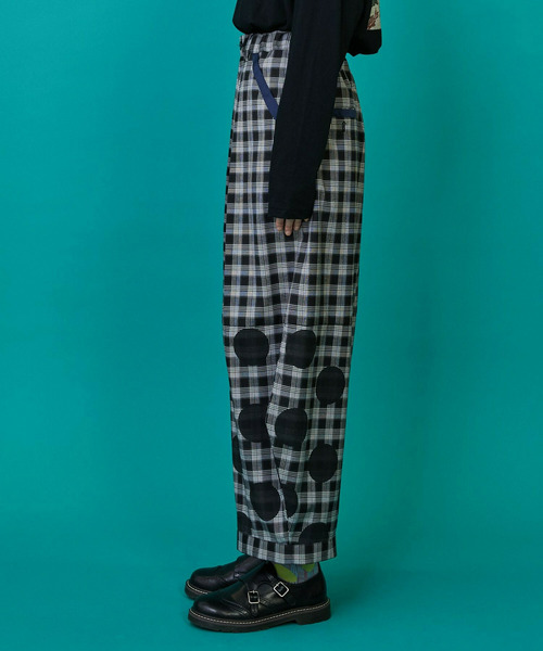 FRAPBOIS(フラボア)の「チェックオンドット パンツ(その他パンツ・レディース・ブラック系その他/ブルー系その他・1/0)」の12枚目の写真