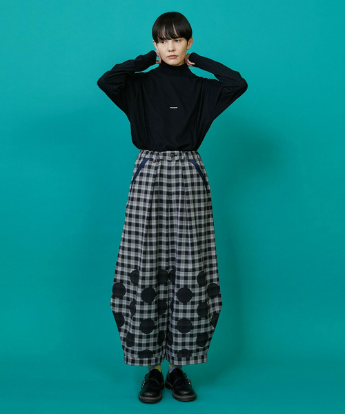 FRAPBOIS(フラボア)の「チェックオンドット パンツ(その他パンツ・レディース・ブラック系その他/ブルー系その他・1/0)」の14枚目の写真