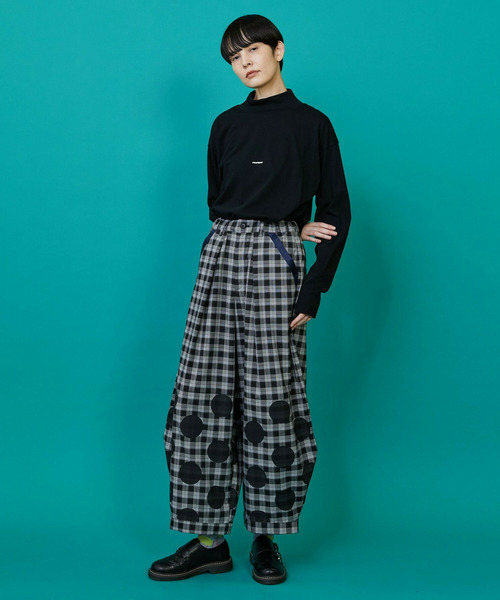 FRAPBOIS(フラボア)の「チェックオンドット パンツ(その他パンツ・レディース・ブラック系その他/ブルー系その他・1/0)」の15枚目の写真