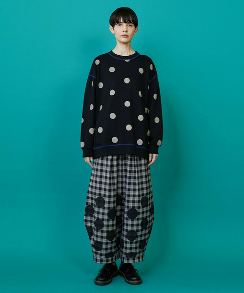 FRAPBOIS(フラボア)の「チェックオンドット パンツ(その他パンツ・レディース・ブラック系その他/ブルー系その他・1/0)」の18枚目の写真