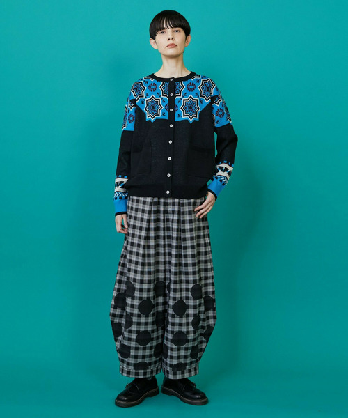 FRAPBOIS(フラボア)の「チェックオンドット パンツ(その他パンツ・レディース・ブラック系その他/ブルー系その他・1/0)」の19枚目の写真