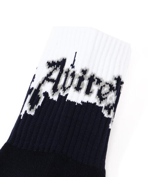 AVIREX（アヴィレックス）の「《直営店限定》NEW YORK CITY SOX / ニューヨーク シティ 靴下 / AVIREX / アヴィレックス（ソックス/靴下・メンズ・ネイビー/ブラック・FREE）」の9枚目の写真