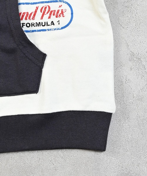 Life Support Products（ライフサポートプロダクツ）の「レイヤープリントパーカー（パーカー・キッズ・パープル/ホワイト系その他/ブラック/杢グレー・80/90/95/100/110/120/130/140/150）」の14枚目の写真