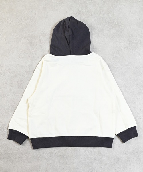 Life Support Products（ライフサポートプロダクツ）の「レイヤープリントパーカー（パーカー・キッズ・パープル/ホワイト系その他/ブラック/杢グレー・80/90/95/100/110/120/130/140/150）」の19枚目の写真