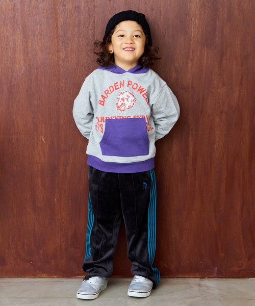 Life Support Products（ライフサポートプロダクツ）の「レイヤープリントパーカー（パーカー・キッズ・パープル/ホワイト系その他/ブラック/杢グレー・80/90/95/100/110/120/130/140/150）」の22枚目の写真