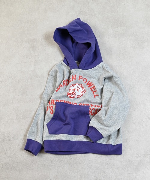 Life Support Products（ライフサポートプロダクツ）の「レイヤープリントパーカー（パーカー・キッズ・パープル/ホワイト系その他/ブラック/杢グレー・80/90/95/100/110/120/130/140/150）」の20枚目の写真