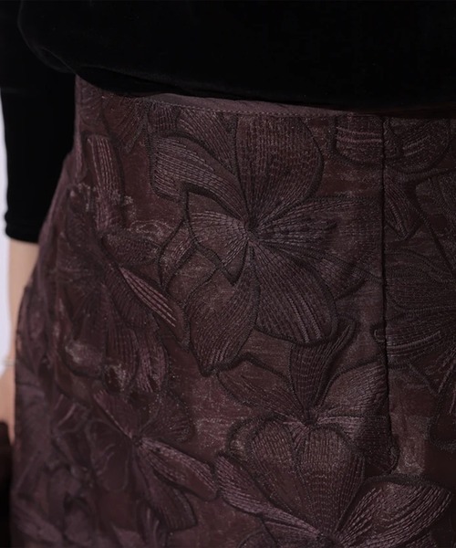 ビオラ刺繍スカート（スカート）｜Mystrada（マイストラーダ）の