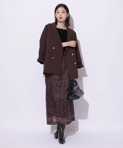 Mystrada（マイストラーダ）の「ビオラ刺繍スカート（スカート）」 - WEAR