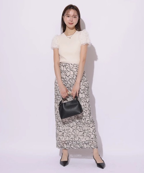 ビオラ刺繍スカート（スカート）｜Mystrada（マイストラーダ）の