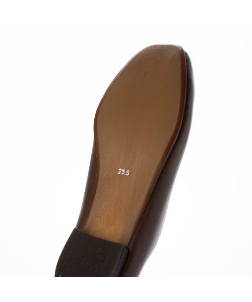 ing（イング）の「【WEB限定】スクエアトゥVカットフラットシューズ（バレエシューズ・レディース・ブラック/ダークブラウン/キャメル/グレー系その他5・24.5cm/24cm/23.5cm/23cm/22.5cm）」の18枚目の写真