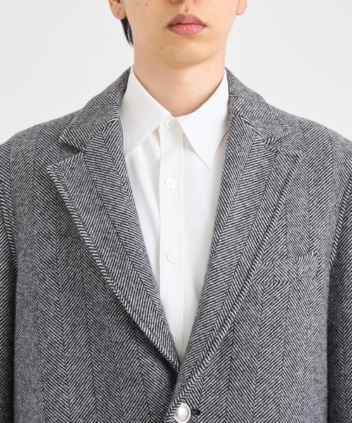 sulvam(サルバム)の「【sulvam / サルバム】WW-C01-400 COAT(チェスターコート・メンズ・ホワイト/ブラック・S/M/L)」の8枚目の写真