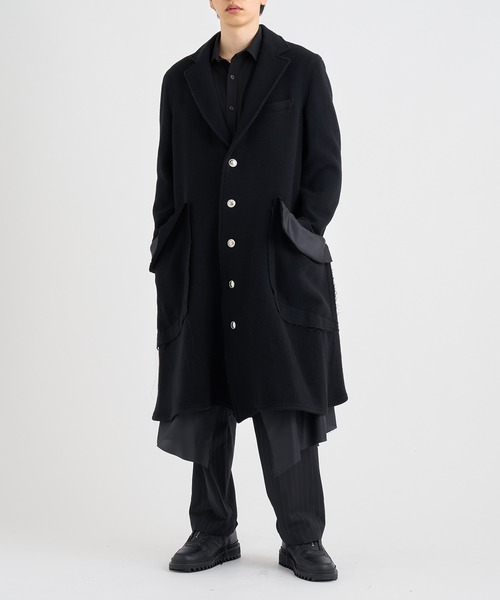 sulvam 22SS コート CLASSIC OVER COAT(S BLACK): sulvam: MENS｜THE TOKYO ONLINE STORE