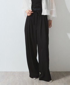 ■おまとめ■美品 アダムエロペ 定価1,7万円 タックワイドパンツ グリーン系 ZOZOTOWN限定】[XS～Lサイズ展開]タックワイドイージーパンツ