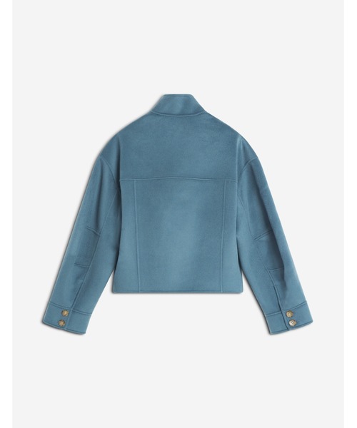 メゾンキツネ　コート　ライトブルー メゾンキツネ コート ライトブルー - メルカリ