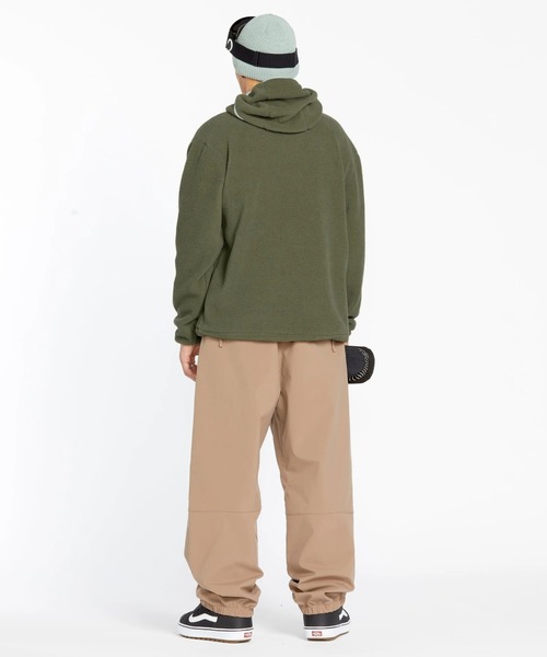 VOLCOM（ボルコム）の「【VOLCOM/ボルコム】 Mens Untethered Balaclava /アイコンワンポイントプルオーバーシェルパフリーストップス（スウェット・メンズ・オリーブ・LARGE）」の5枚目の写真