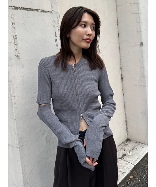 styling/(スタイリング)の「【S/S(エスバイエス)】2WAYショートカーディガン<ウォッシャブル・接触冷感>(カーディガン/ボレロ・レディース・ブラウン/ブラック/グレー・F)」の3枚目の写真