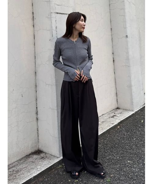 styling/(スタイリング)の「【S/S(エスバイエス)】2WAYショートカーディガン<ウォッシャブル・接触冷感>(カーディガン/ボレロ・レディース・ブラウン/ブラック/グレー・F)」の6枚目の写真