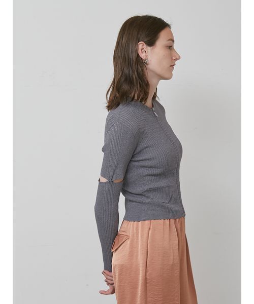 styling/(スタイリング)の「【S/S(エスバイエス)】2WAYショートカーディガン<ウォッシャブル・接触冷感>(カーディガン/ボレロ・レディース・ブラウン/ブラック/グレー・F)」の11枚目の写真