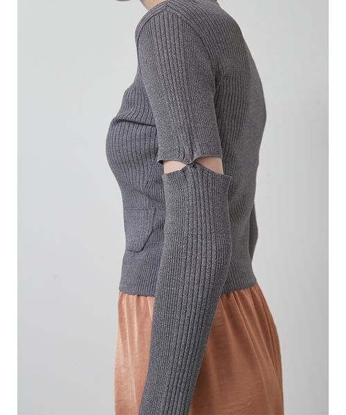 styling/(スタイリング)の「【S/S(エスバイエス)】2WAYショートカーディガン<ウォッシャブル・接触冷感>(カーディガン/ボレロ・レディース・ブラウン/ブラック/グレー・F)」の12枚目の写真