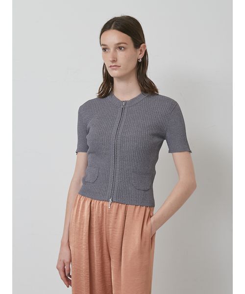 styling/(スタイリング)の「【S/S(エスバイエス)】2WAYショートカーディガン<ウォッシャブル・接触冷感>(カーディガン/ボレロ・レディース・ブラウン/ブラック/グレー・F)」の13枚目の写真