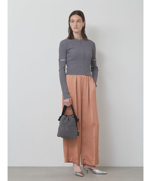 styling/(スタイリング)の「【S/S(エスバイエス)】2WAYショートカーディガン<ウォッシャブル・接触冷感>(カーディガン/ボレロ・レディース・ブラウン/ブラック/グレー・F)」の17枚目の写真