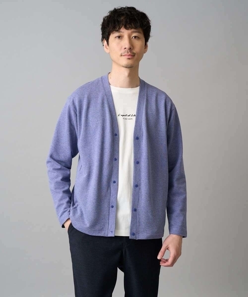 a.v.v（アーヴェヴェ）の「ミニロゴセミワイドシルエットカットソー（Tシャツ/カットソー・メンズ・ホワイト/チャコールグレー/ブラック/グリーン/クリーム・46/48/50/44）」の16枚目の写真