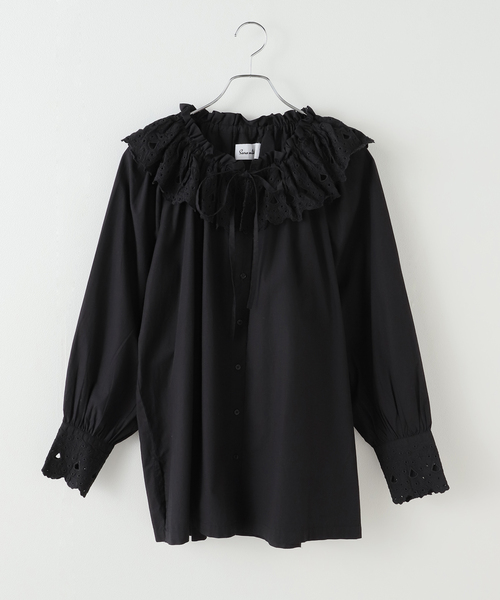 新品SLOBE IENA購入【SARA MALLIKA/サラマリカ】ブラウス セール】【SARA MALLIKA/サラマリカ】COTTON DOT JQD ブラウス