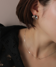 spick and span Lilas 三日月 フープ ピアス　シルバー Lilas ピアス 三日月フープピアス K10（両耳） レディース : ZOZOTOWN